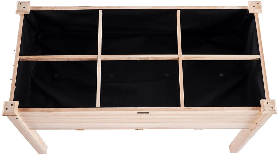 VEVOR Medinė paaukštinta sodo lova 120x58x76 cm