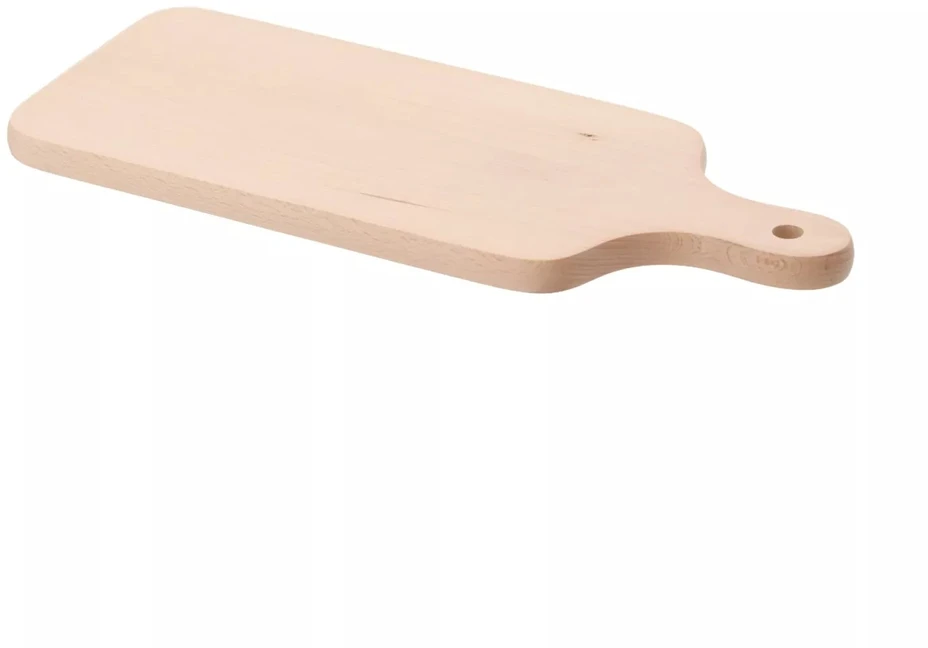 Medinė pjaustymo lentelė su rankena 36 × 15,5 cm