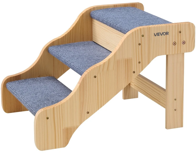 Mediniai laiptai augintiniams VEVOR ZD-25DOG01, 3 pakopų