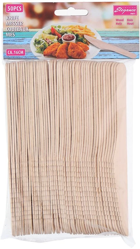 Cuisine Elegance - Peilis wood 50pcs 16,5cm