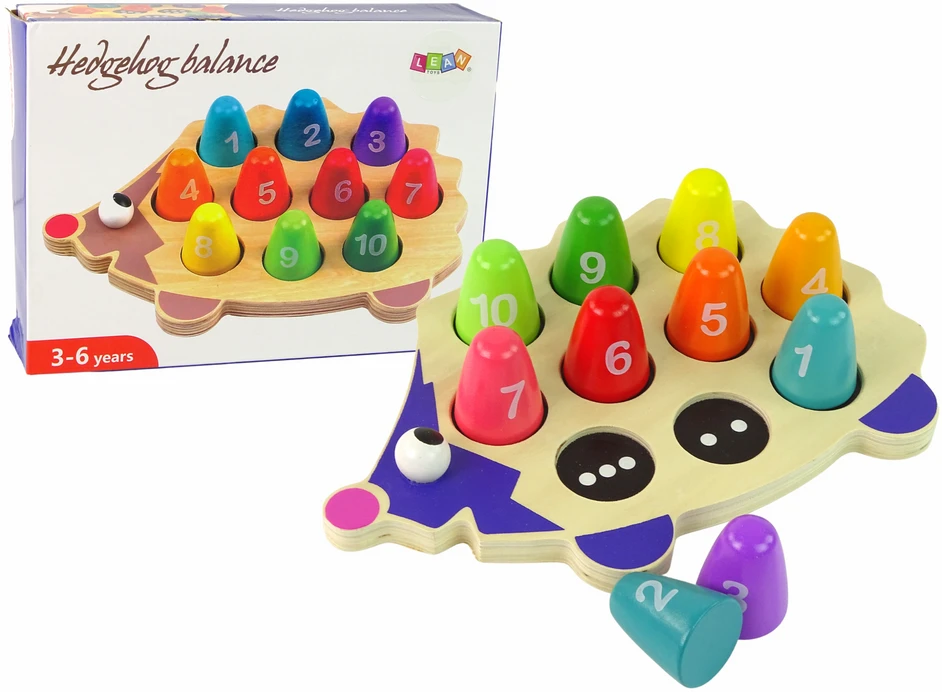 Lean Toys Medinis žaidimas Ežiukas