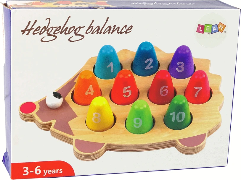 Lean Toys Medinis žaidimas Ežiukas