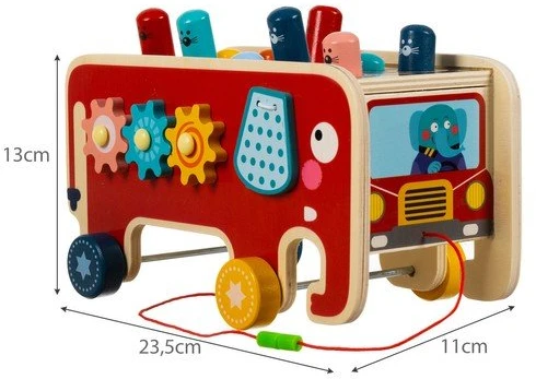 Kruzzel Medinis žaidimas "Išmušk kurmį"