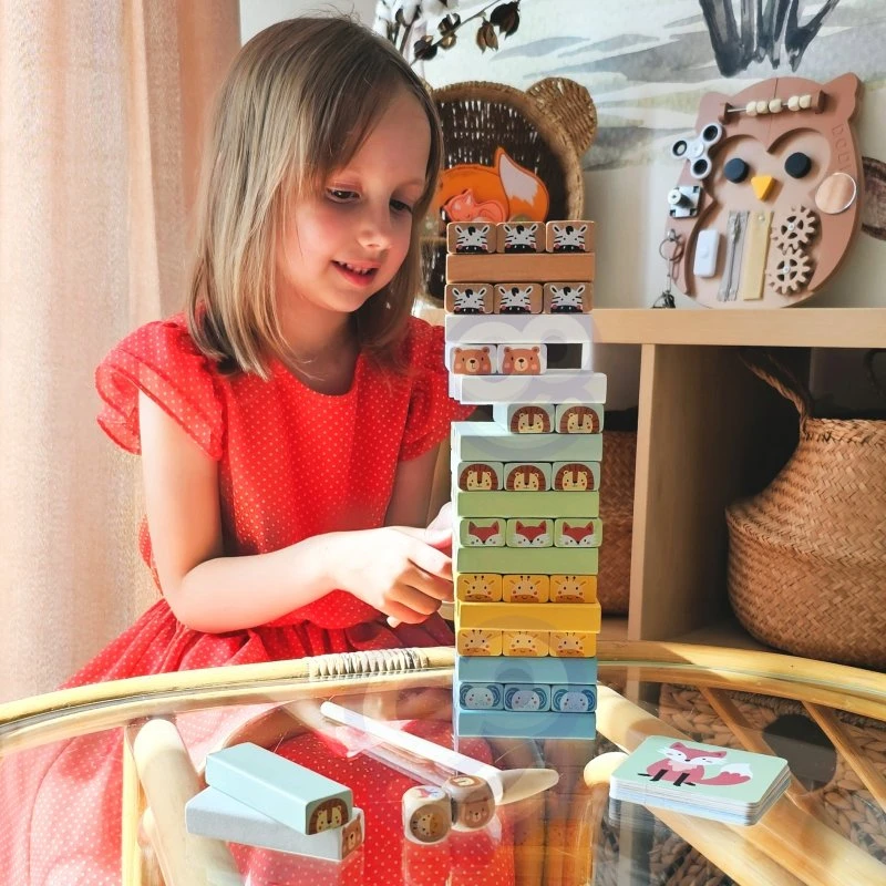 Tooky Toys TOOKY TOY Žaidimas Skill Game Animals 82 vnt.