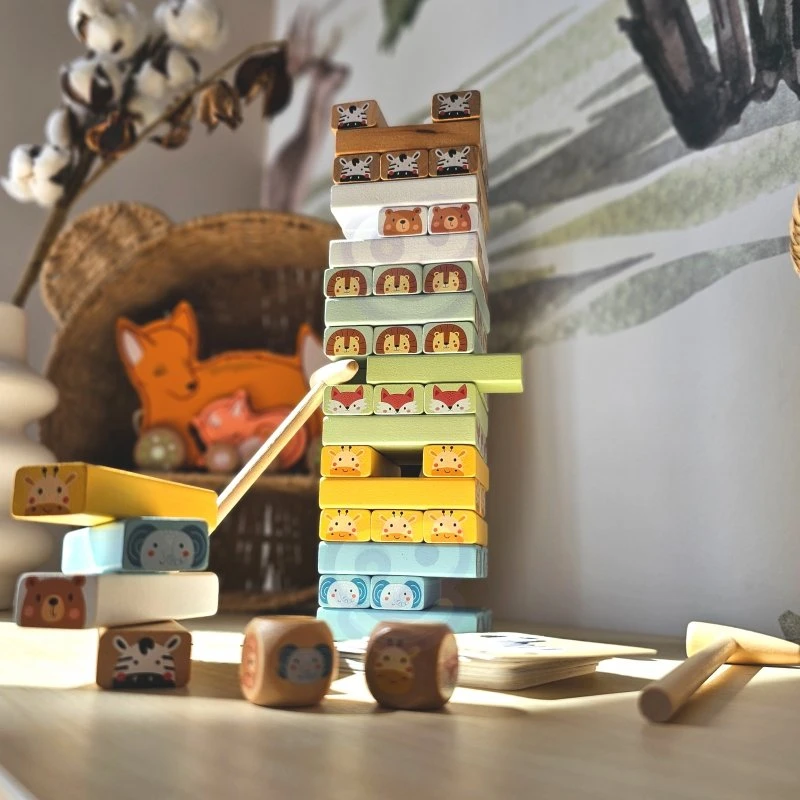 Tooky Toys TOOKY TOY Žaidimas Skill Game Animals 82 vnt.