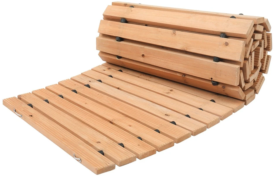VEVOR Medinis išskleidžiamas sodo takas 218×43 cm