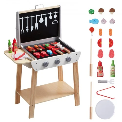 VEVOR Vaikiškas medinis BBQ grilio žaislas