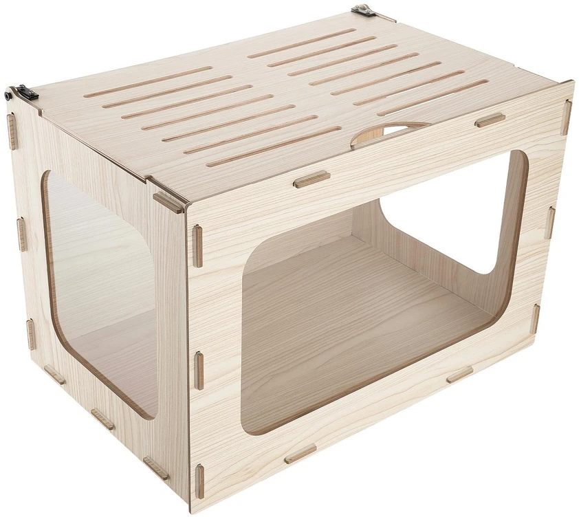 Medinis žiurkėnų narvas VEVOR HP-CS001, 605 x 405 x 405 mm