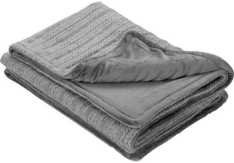 Medisana | Knitted Heating blanket | HB 680 | Number of heating levels 3 | Washable | Elektrinė šildyklė | Pilkas