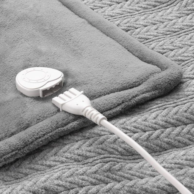 Medisana | Knitted Heating blanket | HB 680 | Number of heating levels 3 | Washable | Elektrinė šildyklė | Pilkas