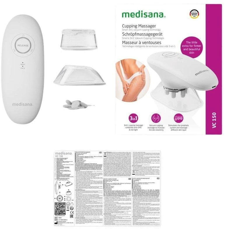 Medisana vacuum massager VC 150 3in1
