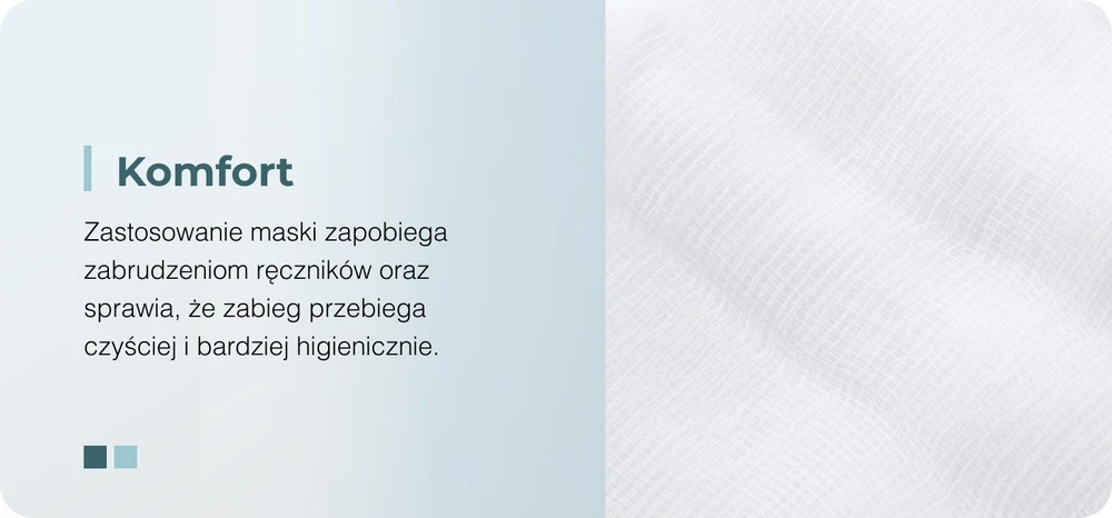 Activeshop Veido kaukė pagaminta iš aukštos kokybės 100 % medvilnės, 25X36, 100 vnt.