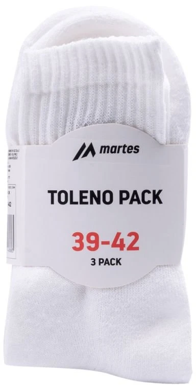 Medvilninės kojinės Martes Toledo, baltos