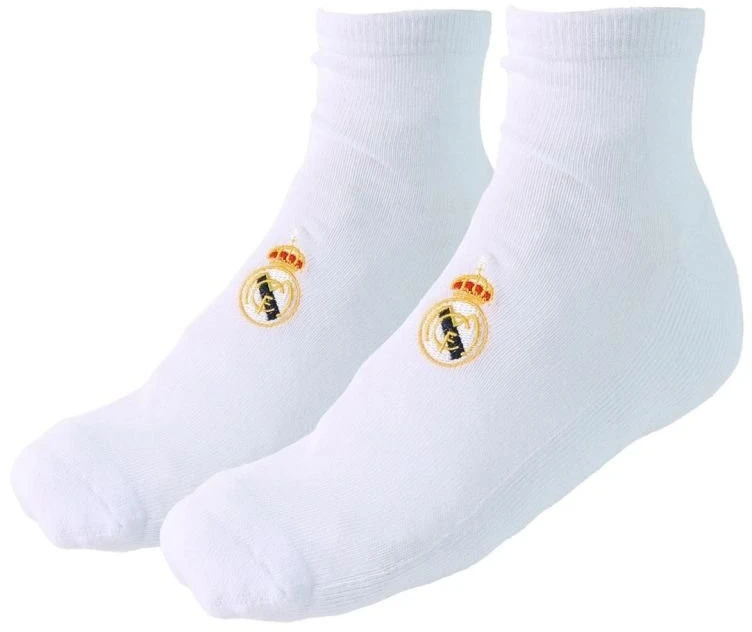 Medvilninės kojinės Real Madryt, 2 poros, baltos