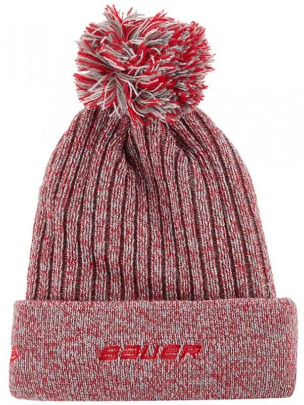 Megzta kepurė su bumbulu Bauer Team Knit Pom