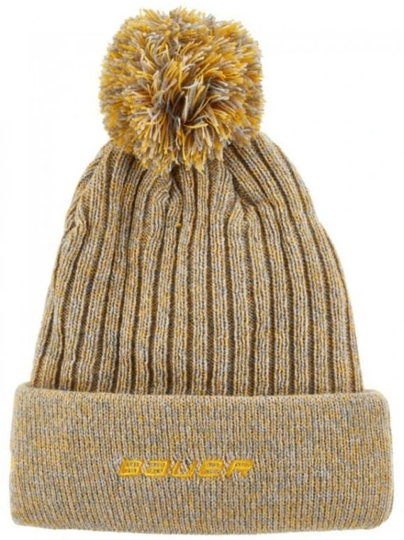 Megzta kepurė su bumbulu Bauer Team Knit Pom