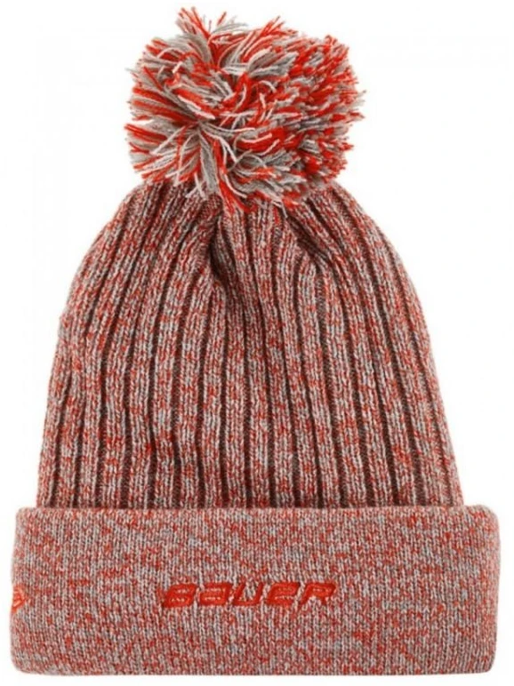 Megzta kepurė su bumbulu Bauer Team Knit Pom