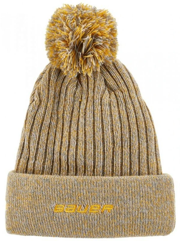 Megzta kepurė su bumbulu Bauer Team Knit Pom