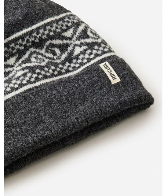 Megzta kepurė su bumbulu Rip Curl Cosmic Kiss, pilka
