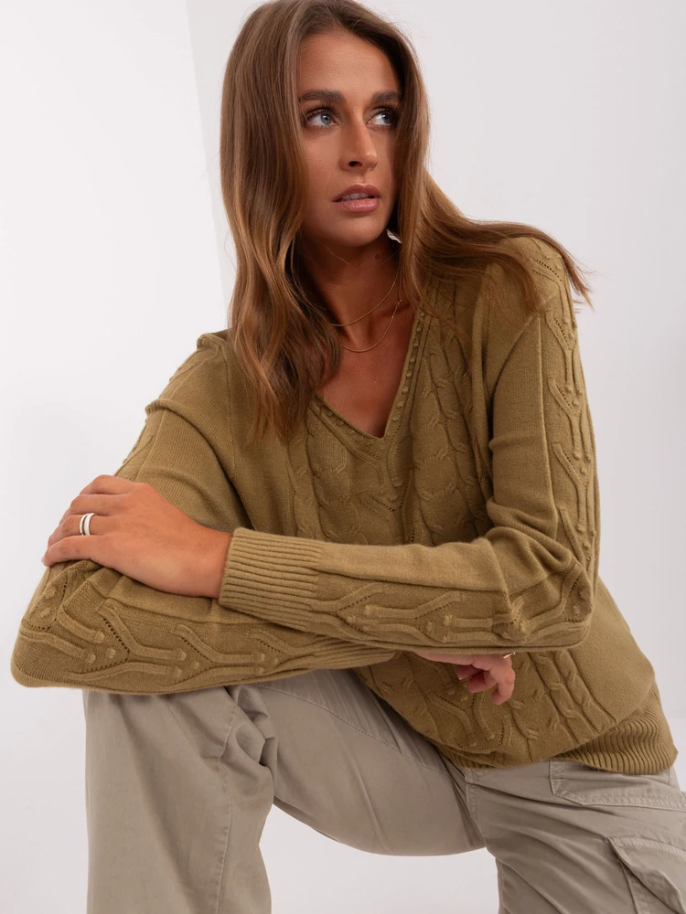 Megztinis-AT-SW-2329.98P-olive