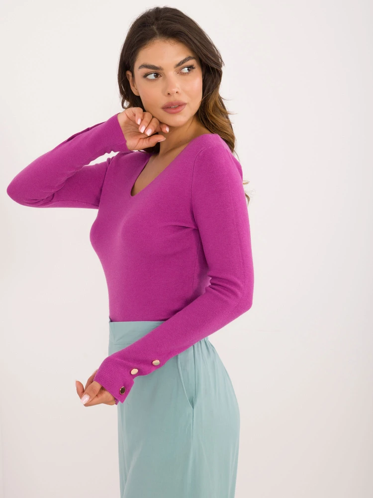 Megztinis-AT-SW-2334.49-tamsiai violetinis