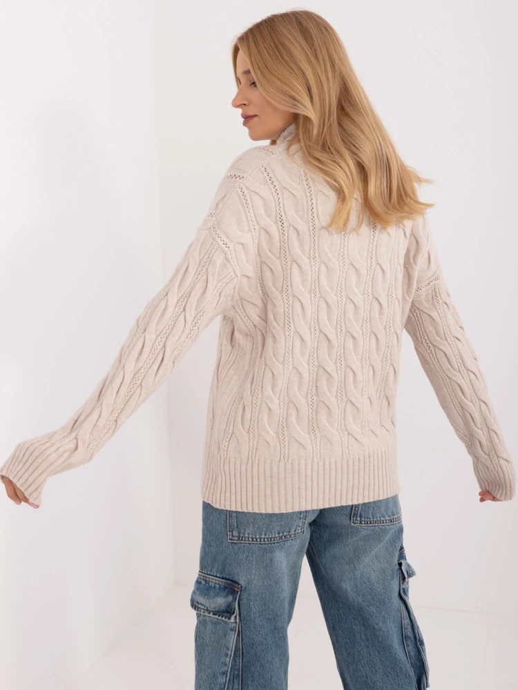Megztinis-AT-SW-23445.00-šviesiai smėlio spalvos
