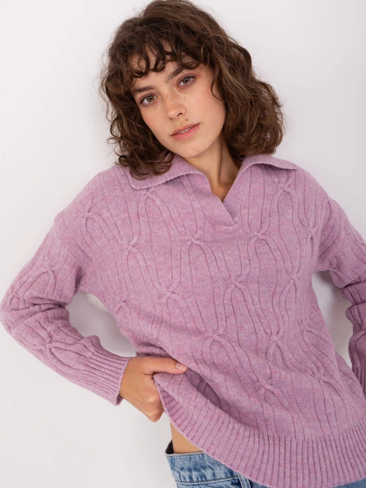 Megztinis-AT-SW-2349-2,96-šviesiai violetinis