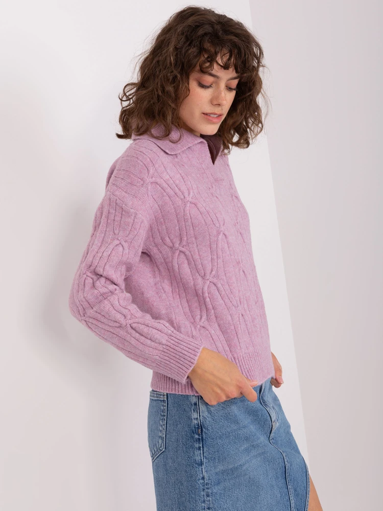 Megztinis-AT-SW-2349-2,96-šviesiai violetinis