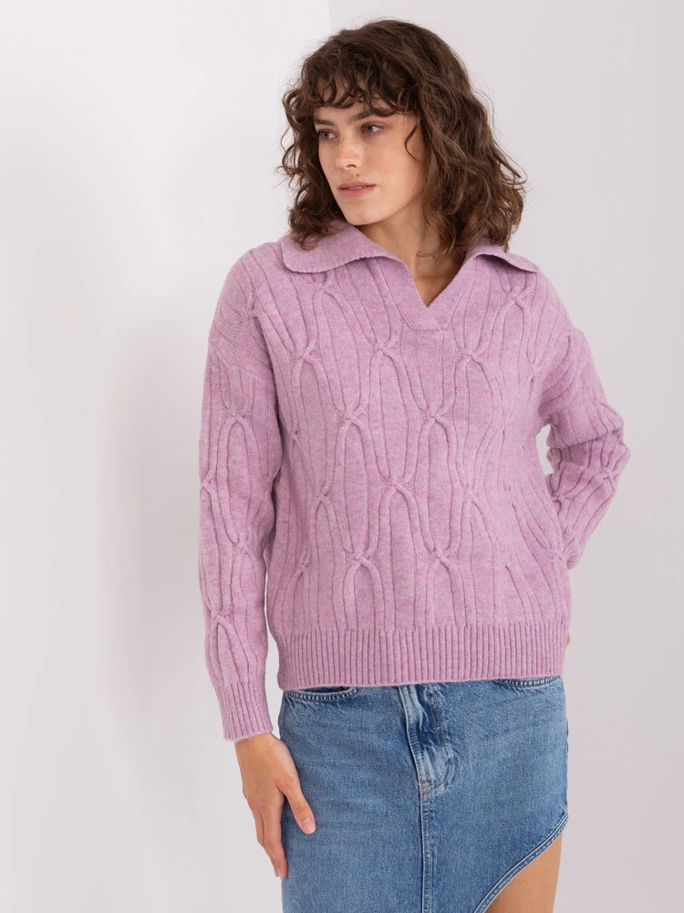 Megztinis-AT-SW-2349-2,96-šviesiai violetinis