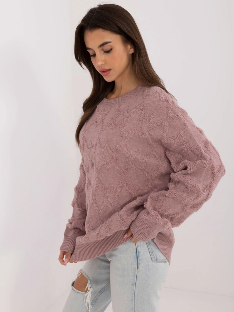 Megztinis-AT-SW-2361.61-šviesiai violetinis
