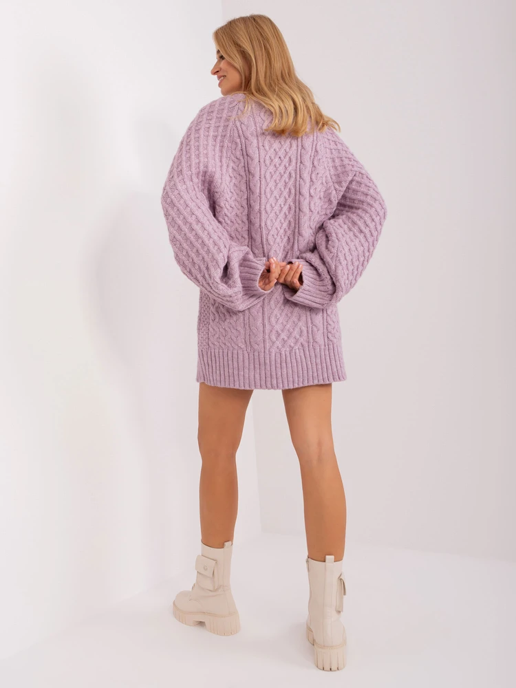 Megztinis - AT-SW-2367-2.64P - šviesiai violetinis