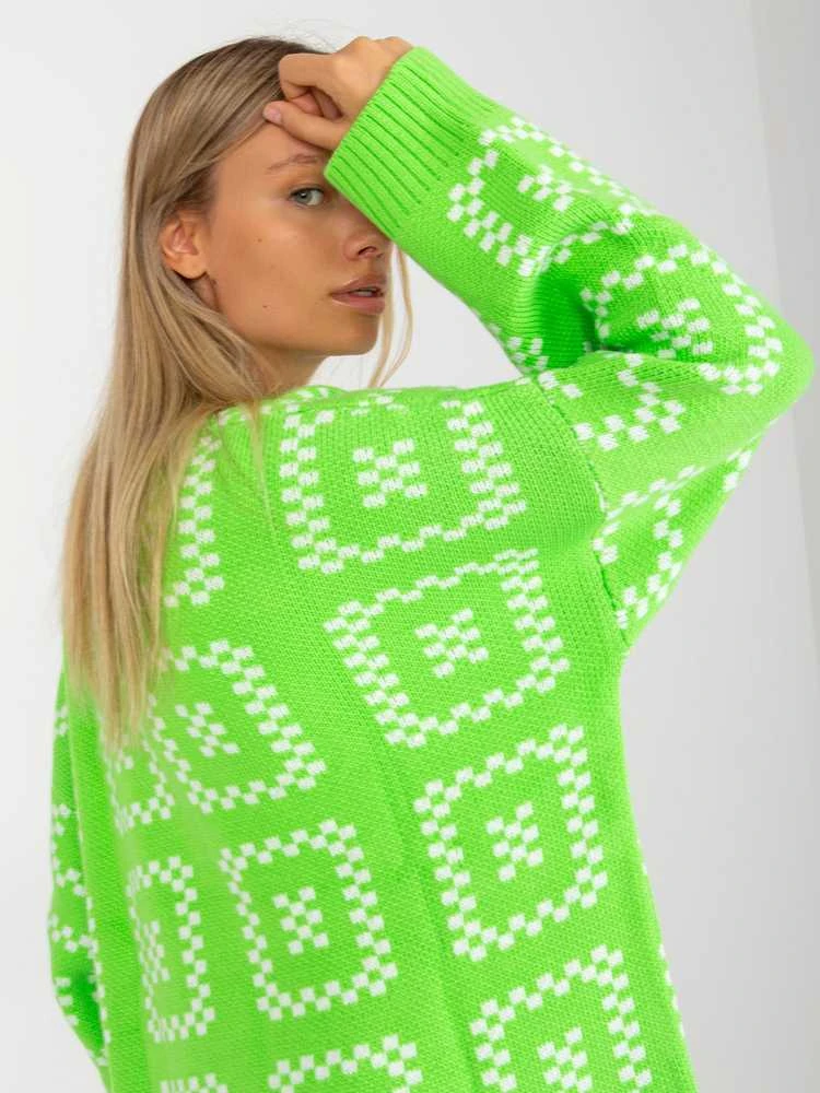Megztinis fluo žalias