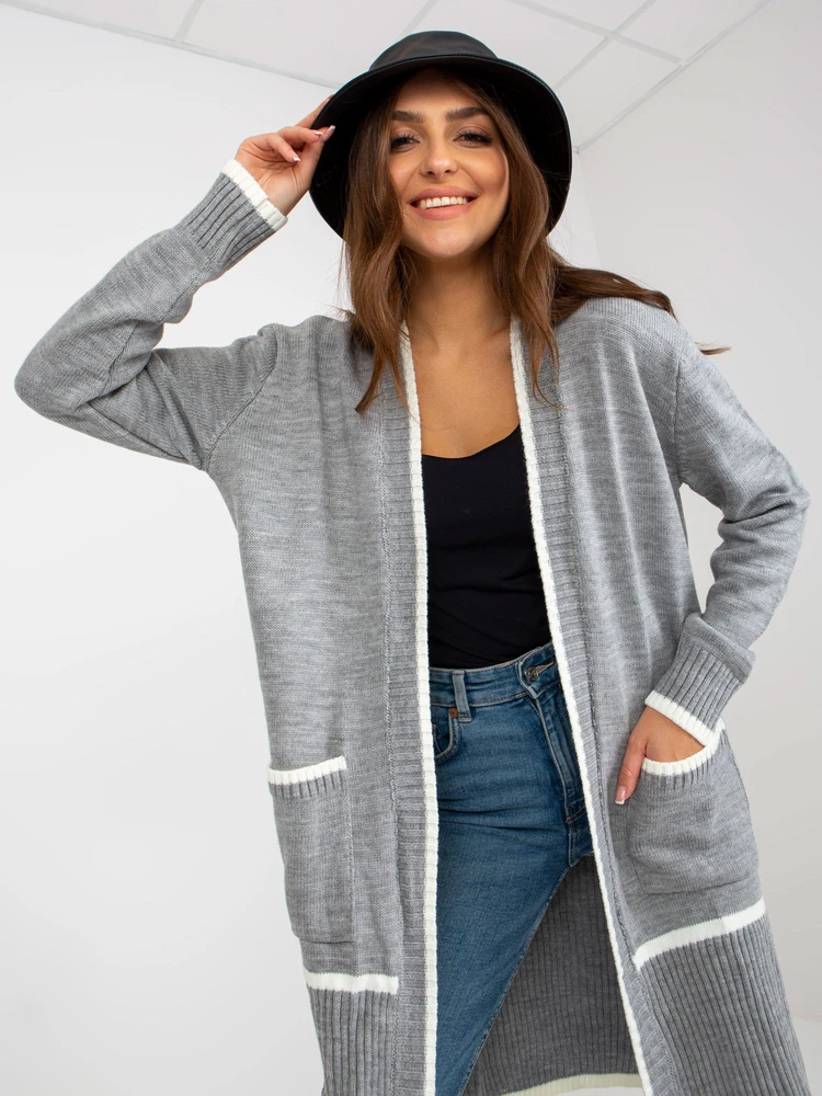Megztinis-LC-SW-0340.42P-pilka