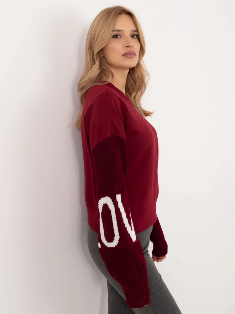 Megztinis-MI-BL-M5975.26P-bordo