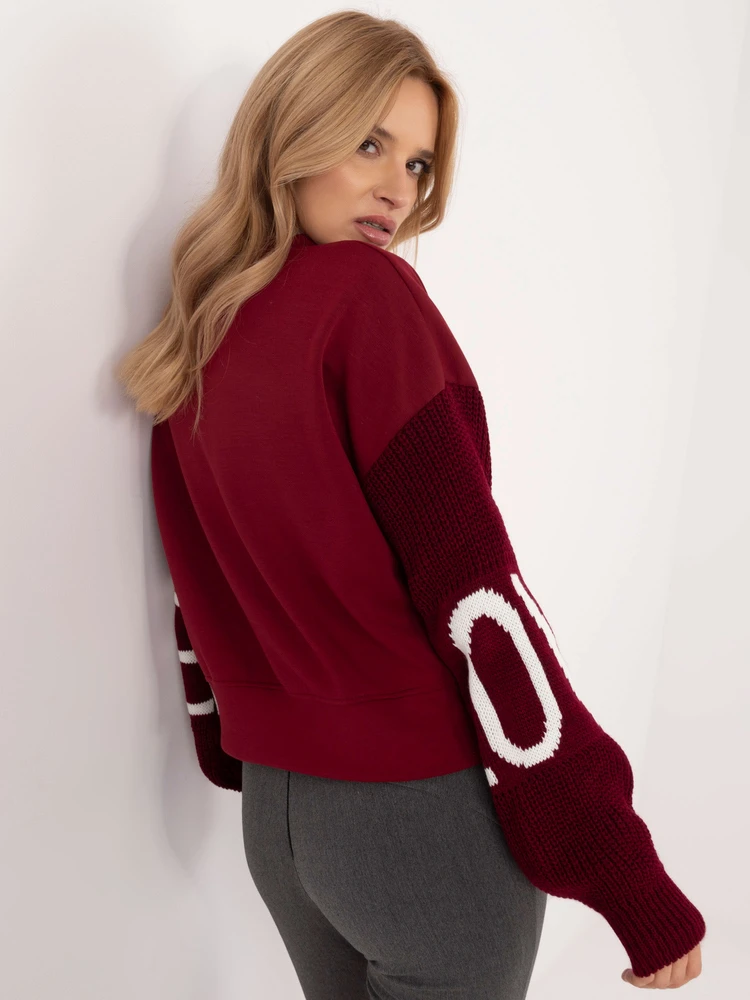 Megztinis-MI-BL-M5975.26P-bordo