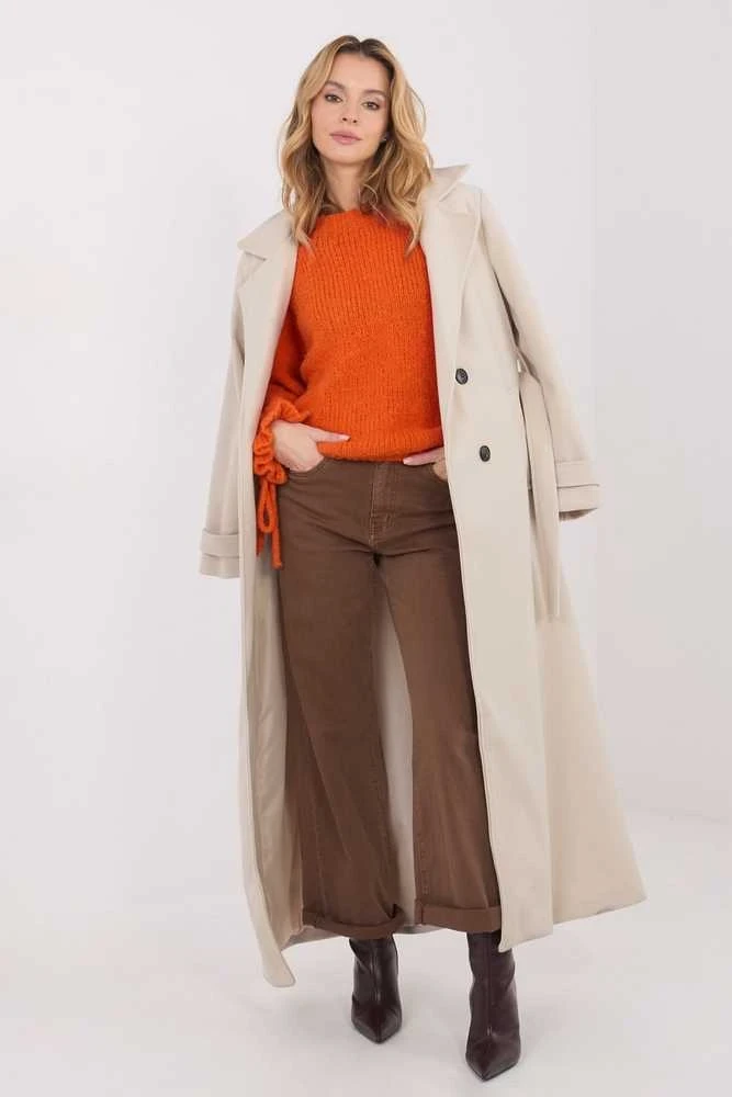 Megztinis moteriškas oversize oranžinis