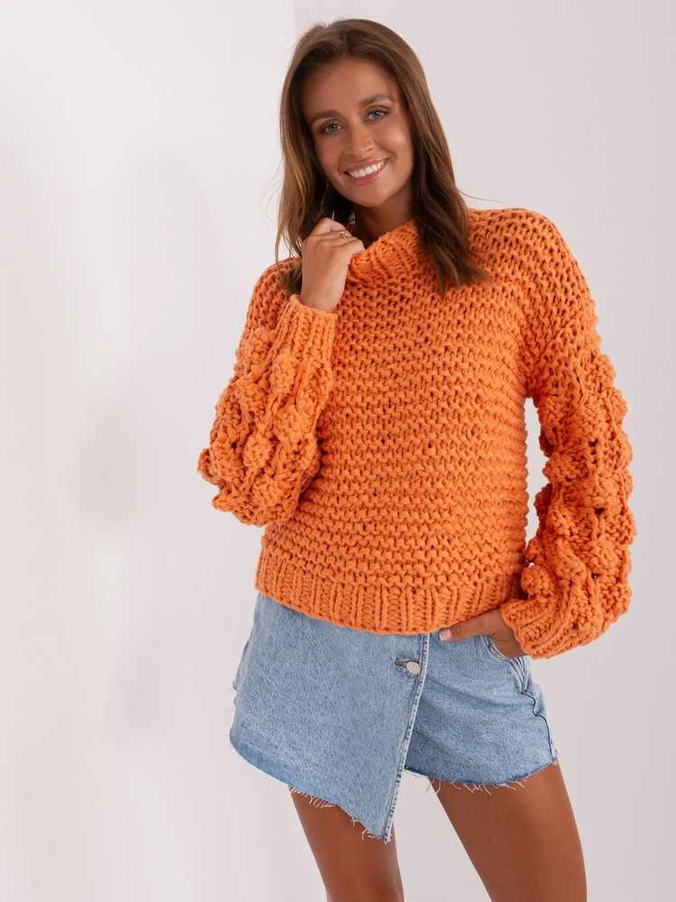 Megztinis oranžinė