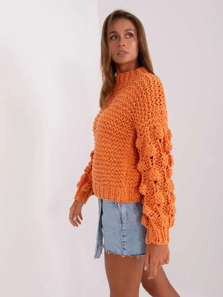 Megztinis oranžinė