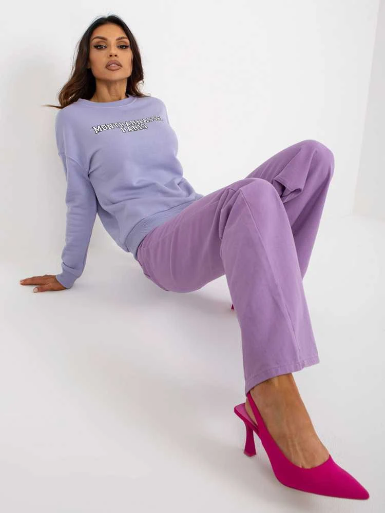 Megztinis šviesiai violetinis