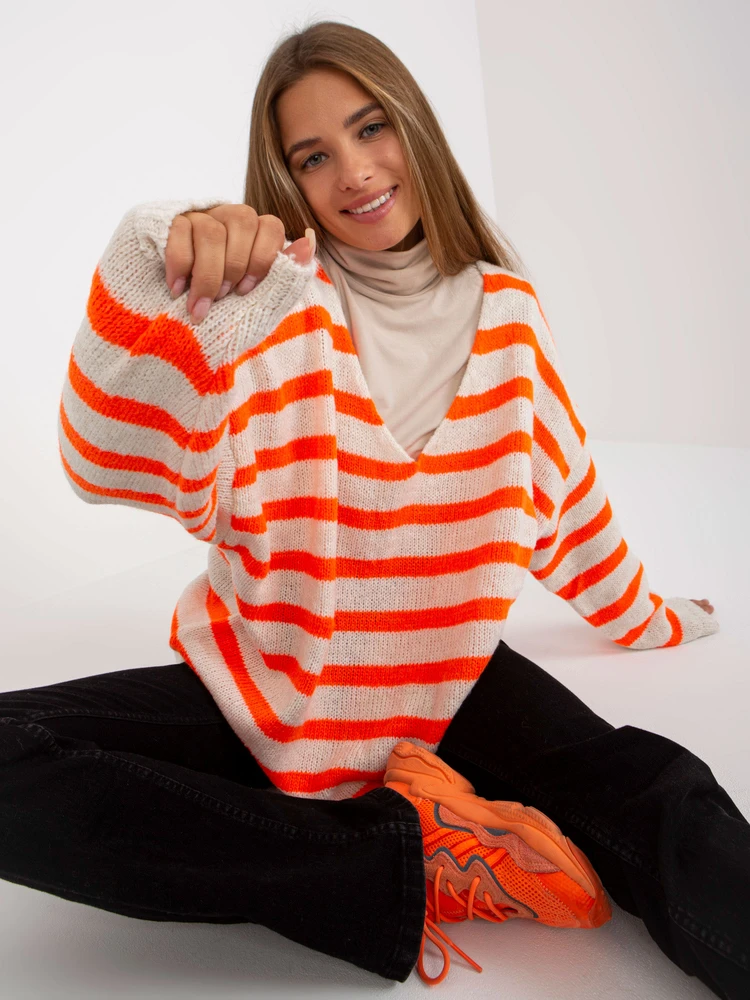 Megztinis-TW-SW-BI-M59.25-oranžinė