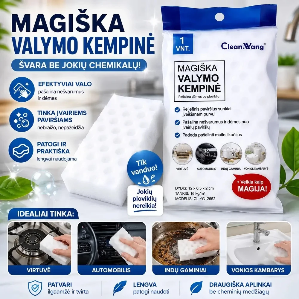 Rankšluostis Melamino kempinėlė "TRINTUKAS"