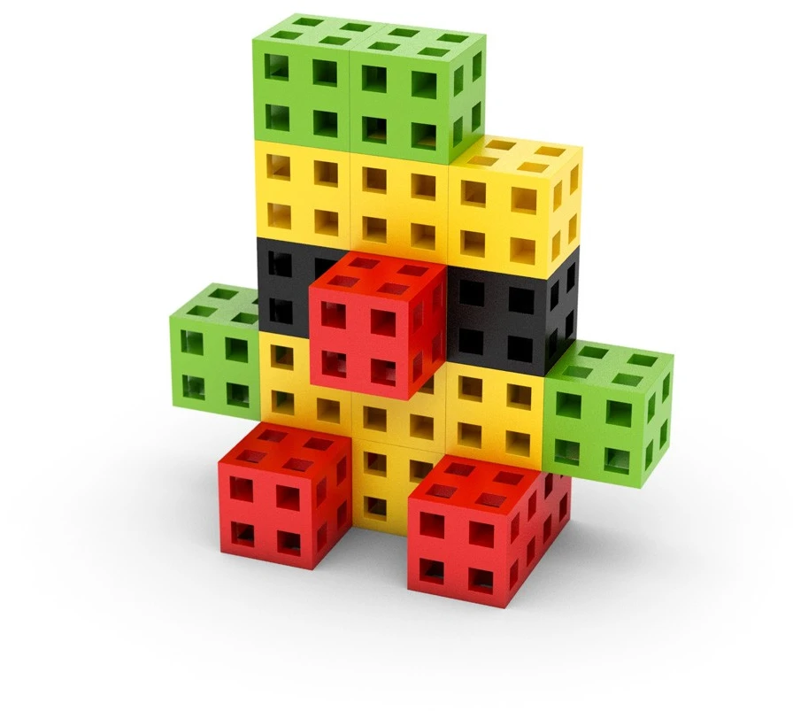 Meli Cube konstruktorius (100 el.)