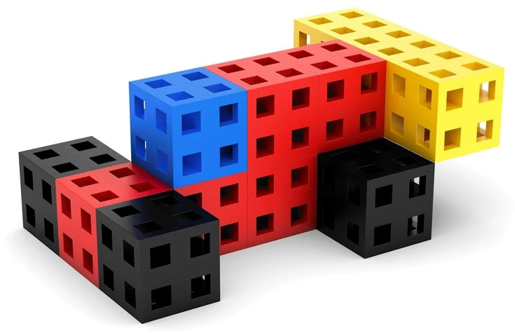Meli Cube konstruktorius (50 el.)