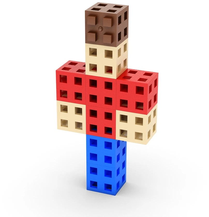 Meli Cube konstruktorius (50 el.)
