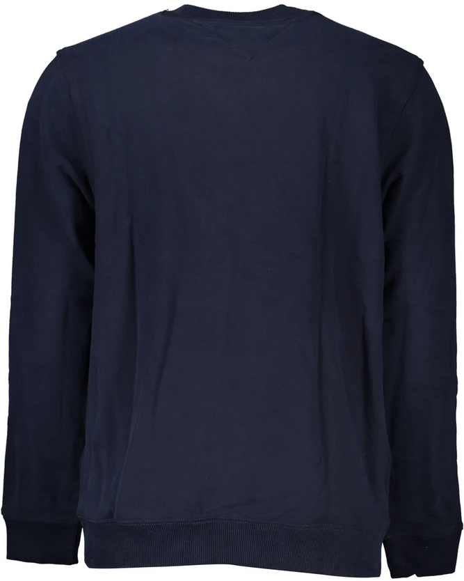 mėlyna BLUZA MĘSKA BEZ ZAMKA TOMMY HILFIGER