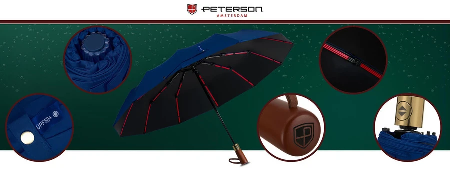 Didelis skėtis Peterson, mėlynas G11