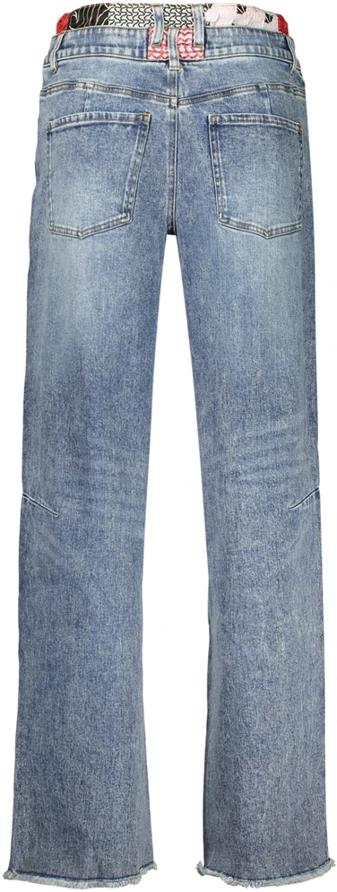 Mėlyna jeansy moterims Desigual Belt