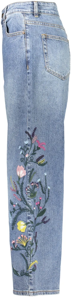 Mėlyna jeansy moterims Desigual Bridget