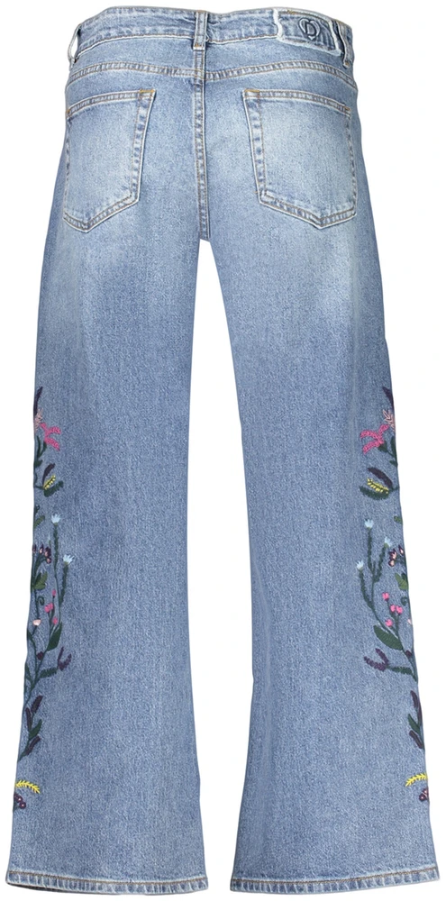 Mėlyna jeansy moterims Desigual Bridget