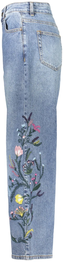 Mėlyna jeansy moterims Desigual Bridget